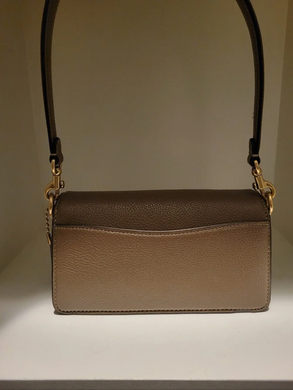 Coach Tabby Shoulder Bag 20 Dark Stone Leather CY201